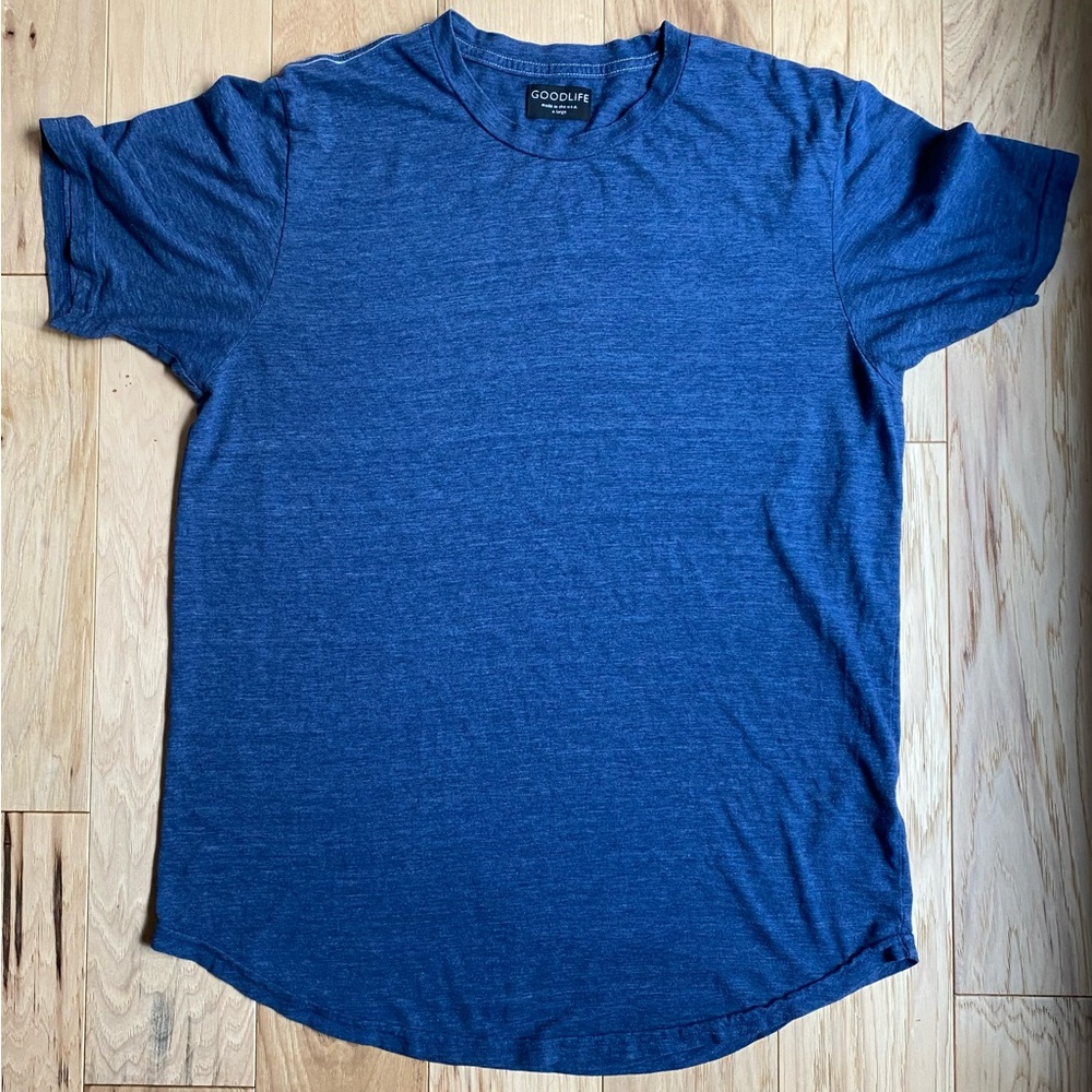 Goodlife Men's Heather Blue Short Sleeve Tee